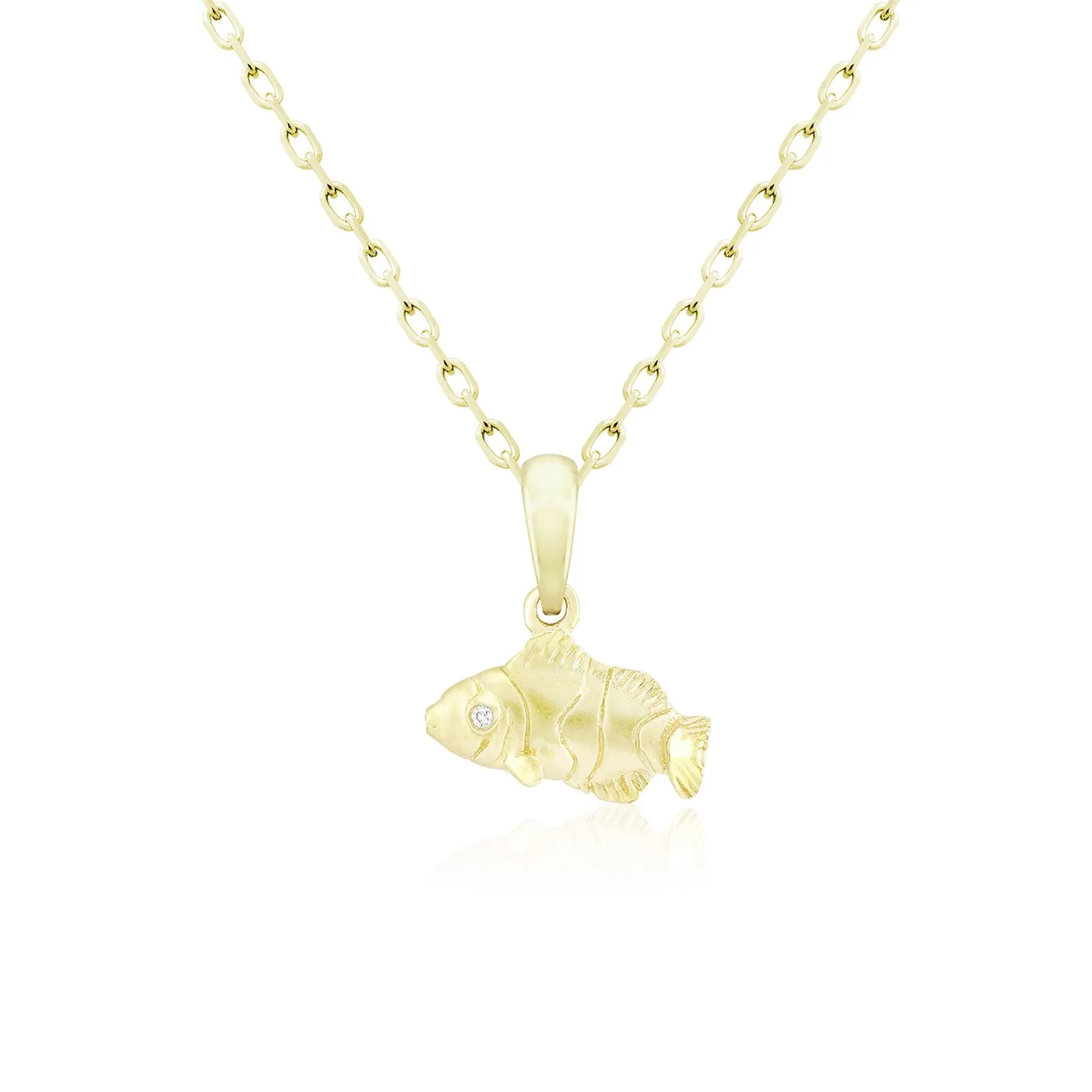 Keiki Clownfish Pendant 14K Gold