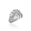 Monstera Leaf Silver Ring