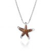 Koa Wood Hawaiian Starfish Pendant
