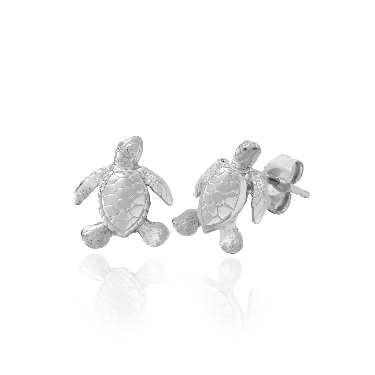 Turtle sunset stone earrings turtle earrings
