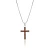 Koa Wood Cross Pendant