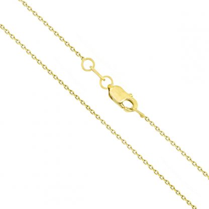 14K Yellow Gold 1.0mm Cable Chain