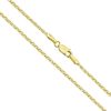 14K Yellow Gold 1.0mm Wheat Chain