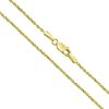 14K Yellow Gold 1.0mm Rope Chain
