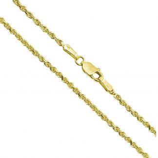 14K Yellow Gold 3.0mm Rope Chain