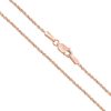 14K Rose Gold 1.0mm Rope Chain