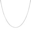 14K White Gold 1.0mm Box Chain