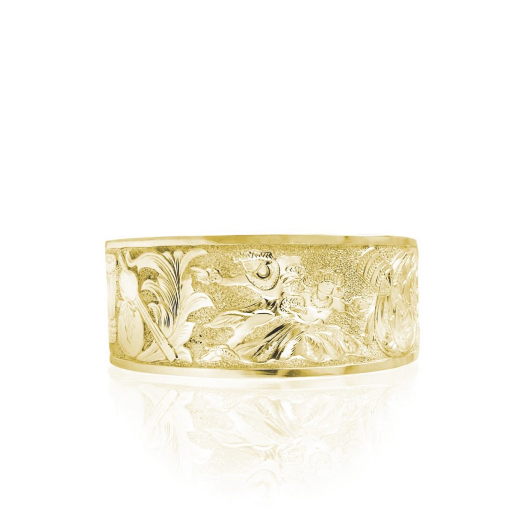 Customizable Men’s Hawaiian Cuff Style Bracelet