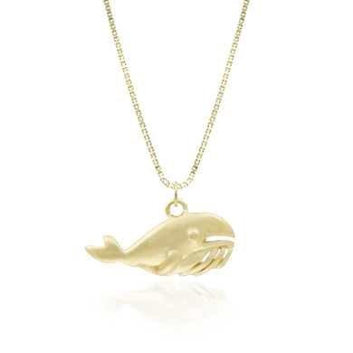 Whale Willy Gold Charm