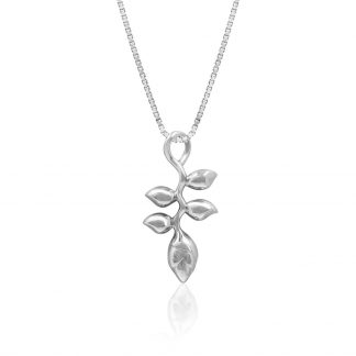 Sterling Silver Heliconia Pendant