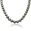 Tahitian Black Pearl Baroque Necklace