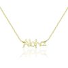 14K Gold Aloha Necklace
