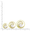 Diamond Pearl Wave Pendant 24mm - Image 5