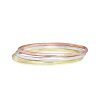 14K Gold Tri Color Bangle Set
