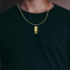 Koa Diamonds® Gold Tiki Cloth Pendant, 0.91ct - Image 4