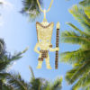 Koa Diamonds® Gold Tiki Cloth Pendant, 0.91ct - Image 3