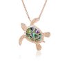 Abalone Turtle Pendant in Gold 24mm - Image 4