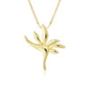 Bird of Paradise Gold Pendant