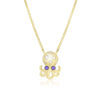 Diamond Octopus Pendant