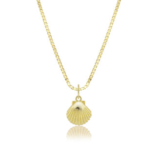 Gold Shell Charm