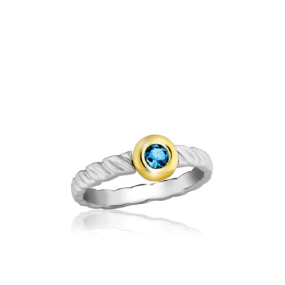 Maile Blue Topaz Ring