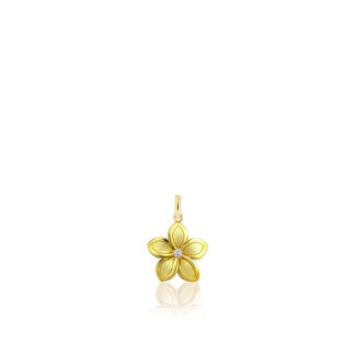 Queen Plumeria Diamond Pendant 9mm