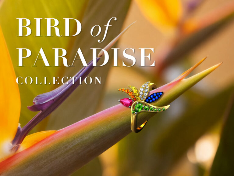 Bird of paradise collection banner for our Bird of Paradise flower Hawaiian jewelry