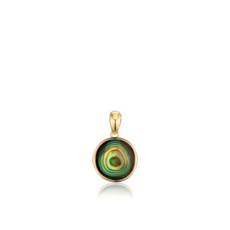 Abalone Charm in Yellow Gold