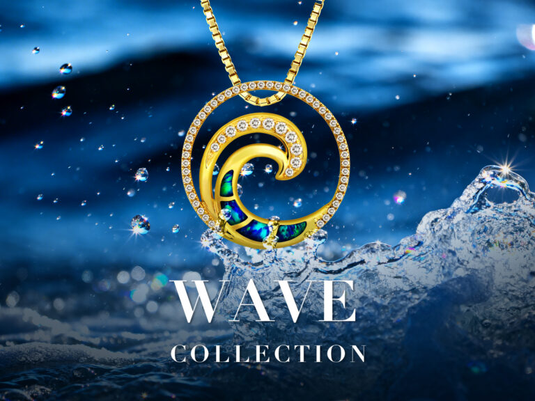 Wave collection banner for our Wave design Hawaiian jewelry