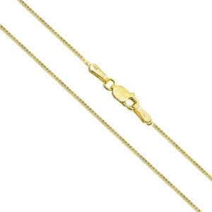 14K Yellow Gold 1.0mm Box Chain - 14K Yellow Gold Hawaiian Jewelry