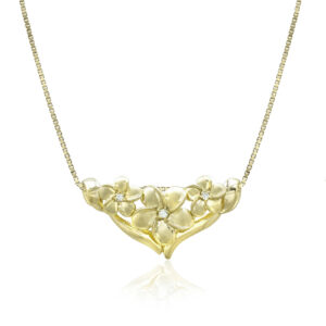 Queen Plumeria Three Flower Diamond Slide