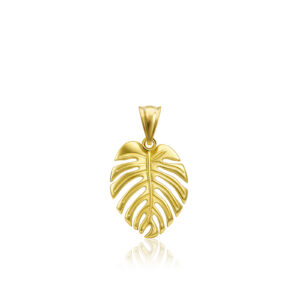 Monstera Leaf Pendant 18mm