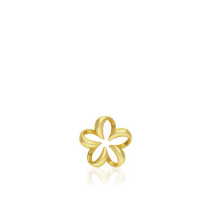 Plumeria Contour Pendant 13mm