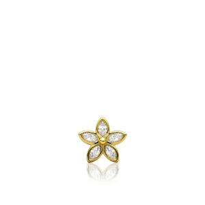 Marquise Kaimana Plumeria Pendant, 0.50ct