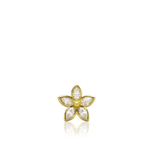 Marquise Kaimana Plumeria Pendant, 0.75ct
