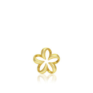 Plumeria Contour Pendant 15mm
