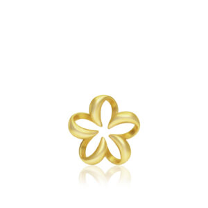 Plumeria Contour Pendant 18mm
