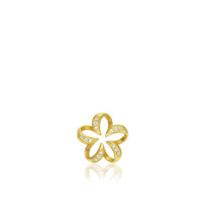 Plumeria Contour Diamond Pendant 0.05ct