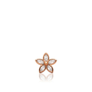 Marquise Kaimana Plumeria Pendant, 0.50ct
