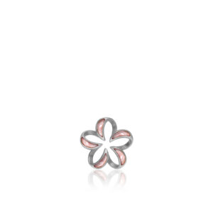 Plumeria Contour Mother of Pearl Pendant 13mm