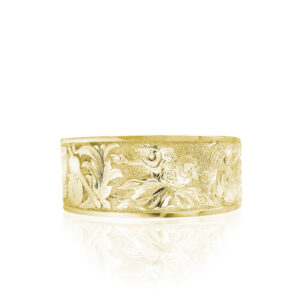 Hawaiian Heirloom Hula Bangle - 14K Rose Gold Hawaiian Jewelry