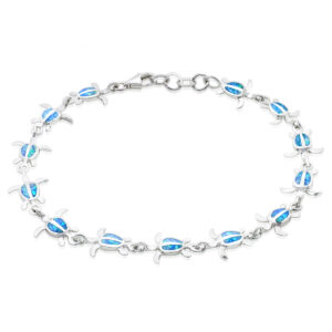 Hawaiian Turtle Opal Bracelet - Bracelets Hawaiian Jewelry