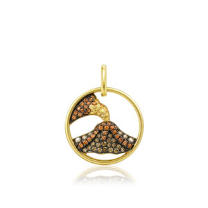 Koa Diamonds® Volcano Pendant
