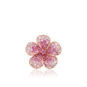 Ombre Plumeria Pendant 21mm