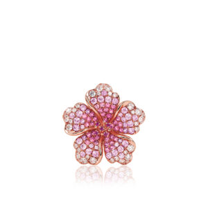 Ombre Hibiscus Pendant 21mm