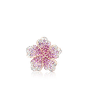 Ombre Hibiscus Pendant 21mm