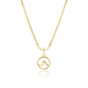 Mini Wave Gold - 14K Yellow Gold Hawaiian Jewelry