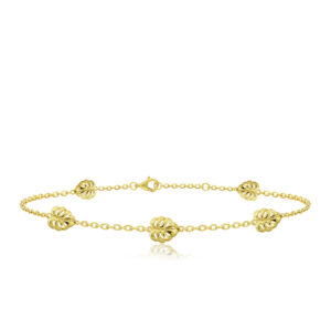 Monstera Link Cable Bracelet