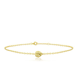 Monstera Leaf Cable Bracelet