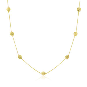 Adjustable Monstera Link Necklace